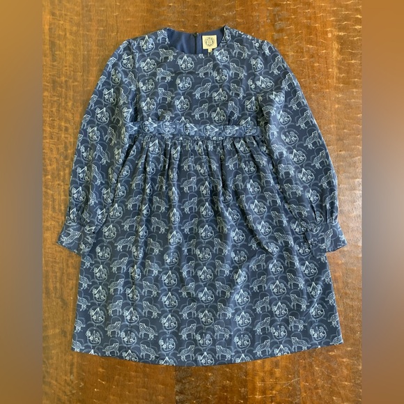 Family Affairs x UO Size Small Ariel Long Sleeve Baby Doll Dress With Belt - Picture 12 of 12